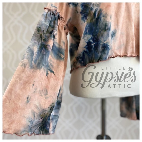 Galaxy Tie Dye Lux Comfort Top - Picture 8 of 15